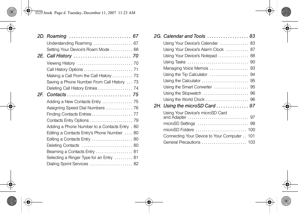 Samsung ACE User Manual | Page 4 / 210