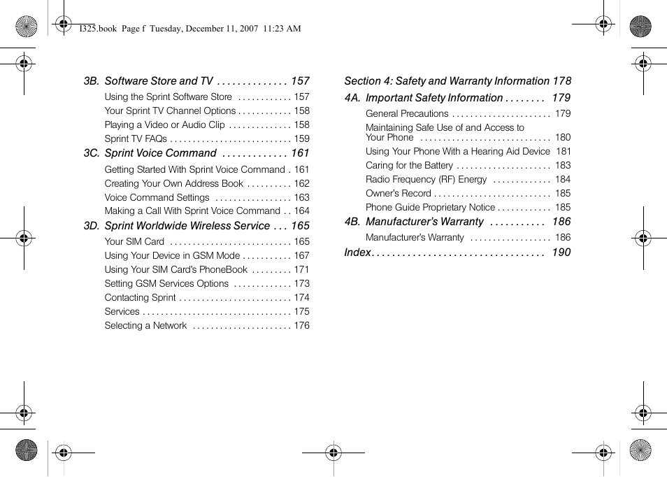 Samsung ACE User Manual | Page 6 / 210