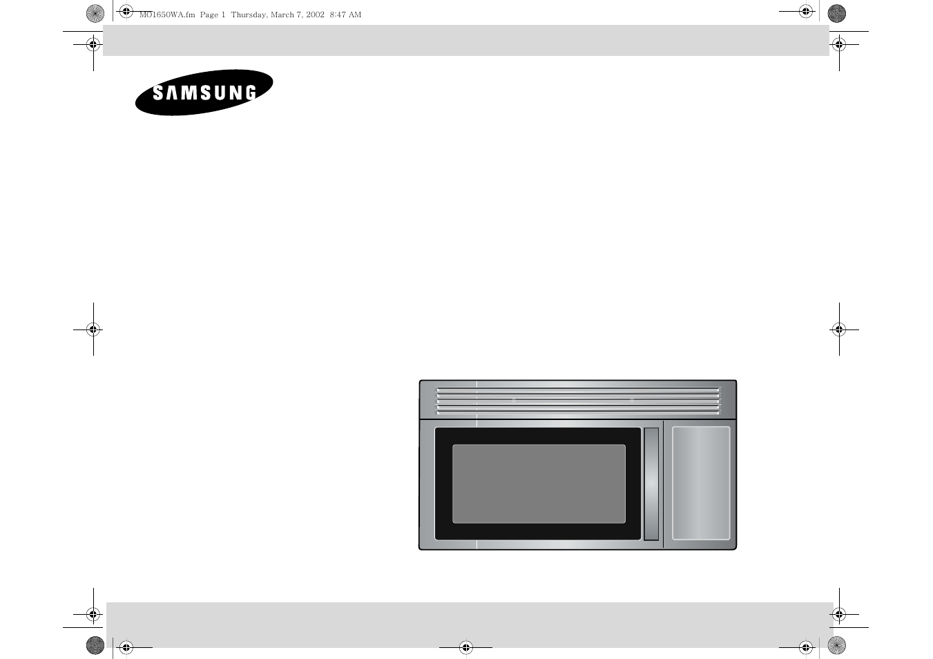 Samsung MO1450WA User Manual | 36 pages