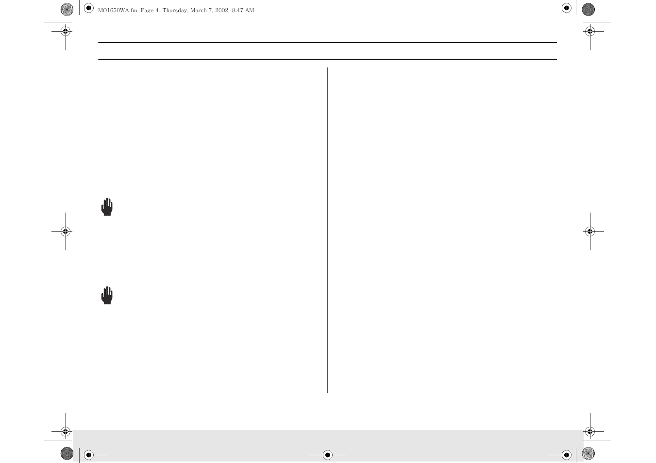 Hese, Nstructions, Warning | The vent fan | Samsung MO1450WA User Manual | Page 4 / 36