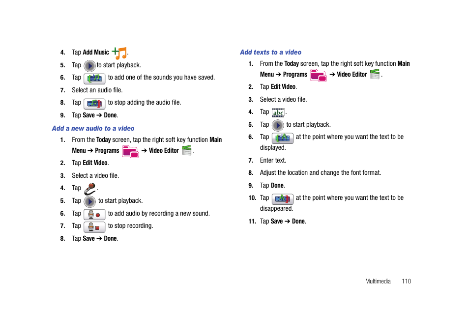 Samsung Cell Phone User Manual | Page 113 / 209