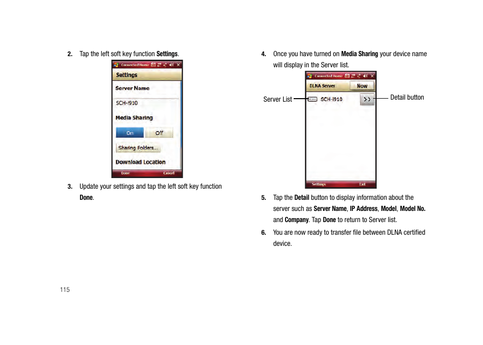 Samsung Cell Phone User Manual | Page 118 / 209