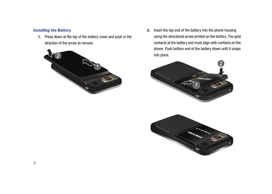 Samsung Cell Phone User Manual | Page 12 / 209