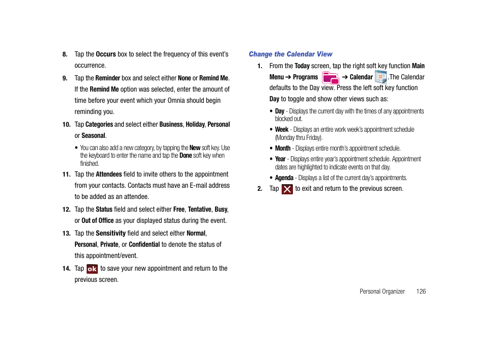 Samsung Cell Phone User Manual | Page 129 / 209