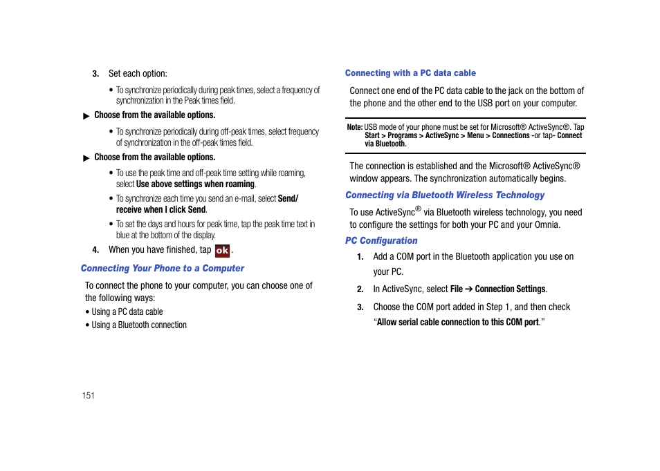 Samsung Cell Phone User Manual | Page 154 / 209