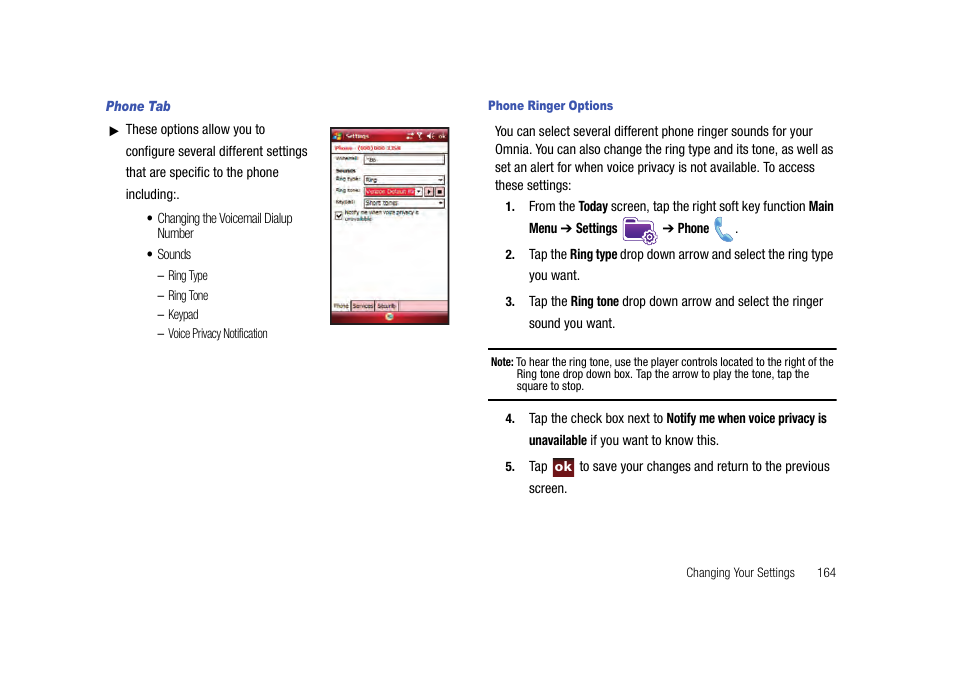 Samsung Cell Phone User Manual | Page 167 / 209