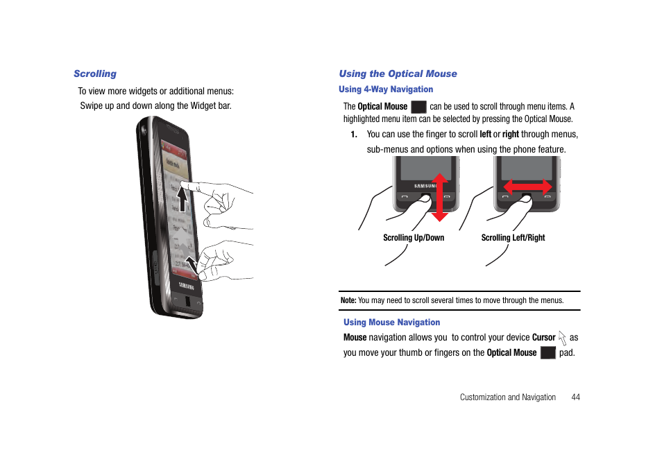 Samsung Cell Phone User Manual | Page 47 / 209
