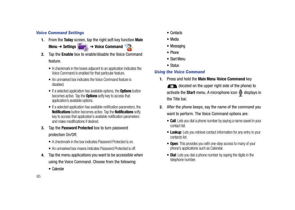 Samsung Cell Phone User Manual | Page 68 / 209