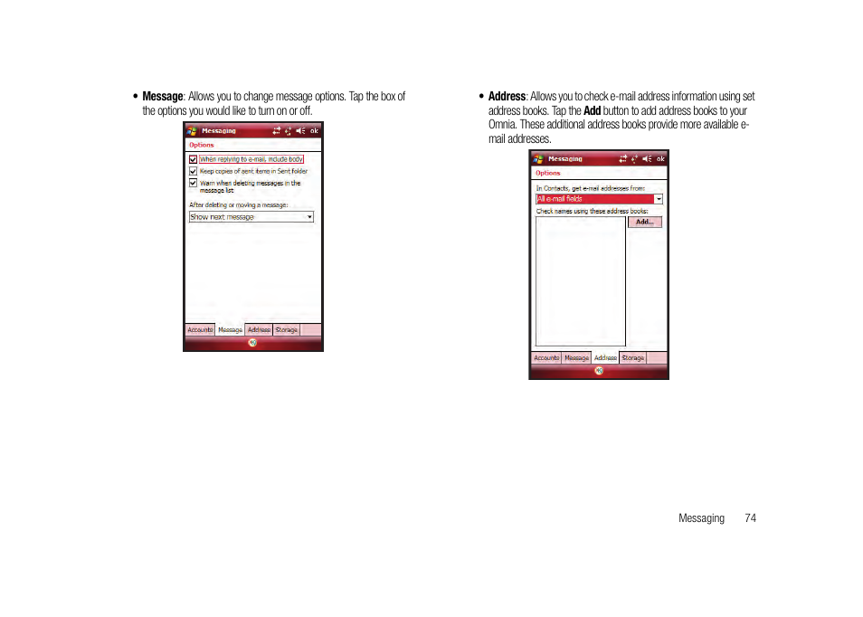 Samsung Cell Phone User Manual | Page 77 / 209