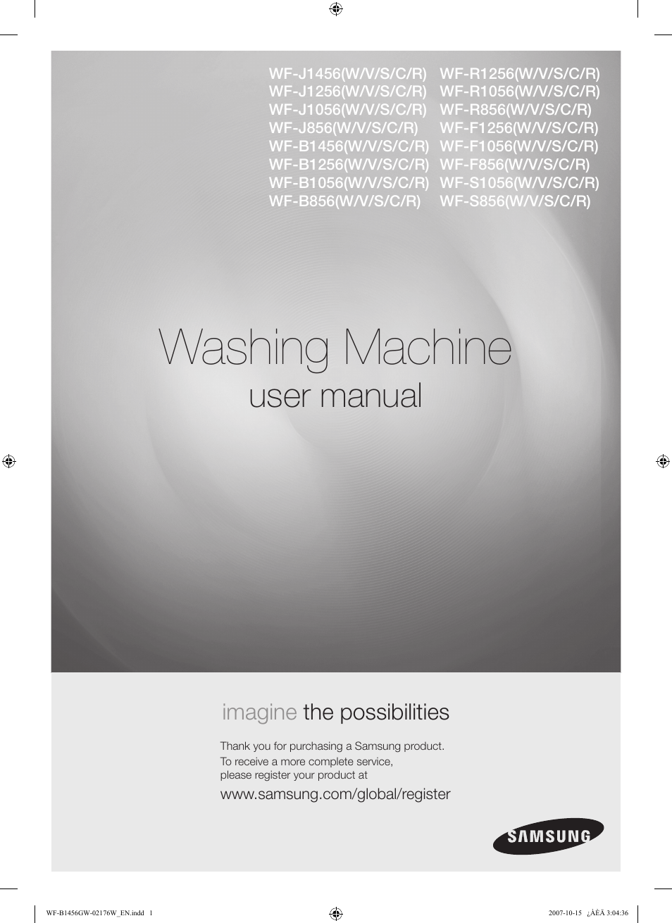 Samsung WF-F10 User Manual | 78 pages