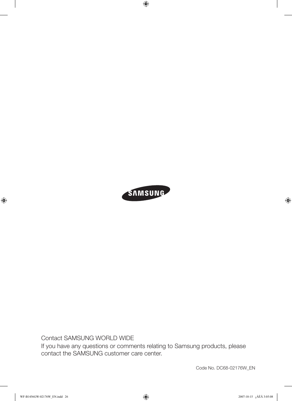 Samsung WF-F10 User Manual | Page 26 / 78