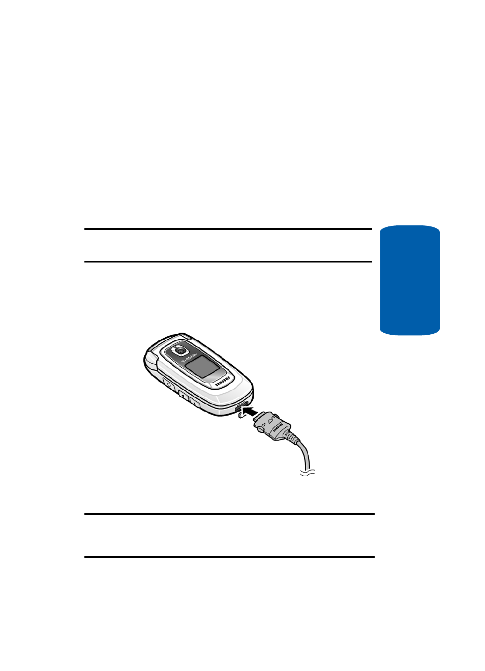 Charging a battery | Samsung SGH-t609 User Manual | Page 13 / 214