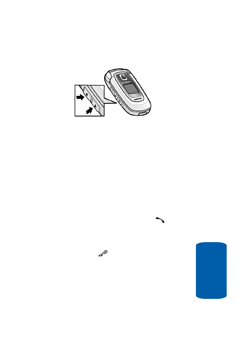 Adjusting ringer volume, Answering a call | Samsung SGH-t609 User Manual | Page 29 / 214