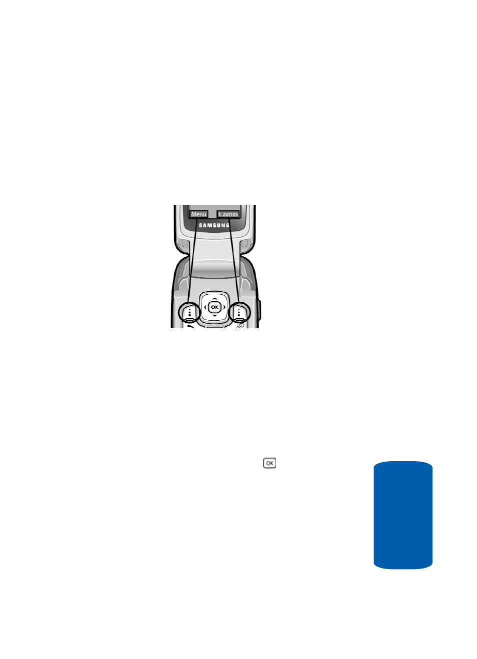 Soft keys, Selecting options | Samsung SGH-t609 User Manual | Page 35 / 214