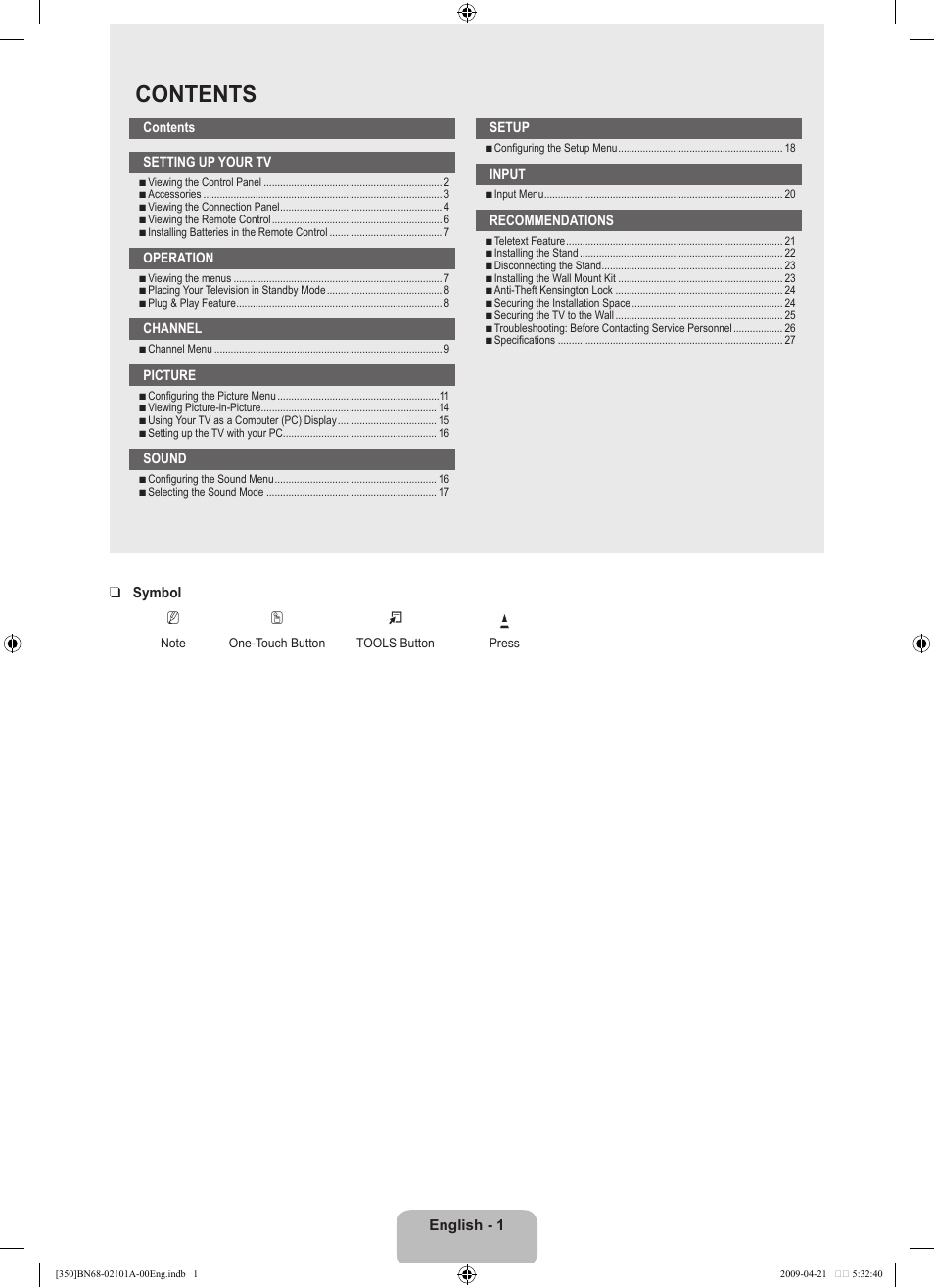 Samsung BN68-02101A-00 User Manual | Page 3 / 29