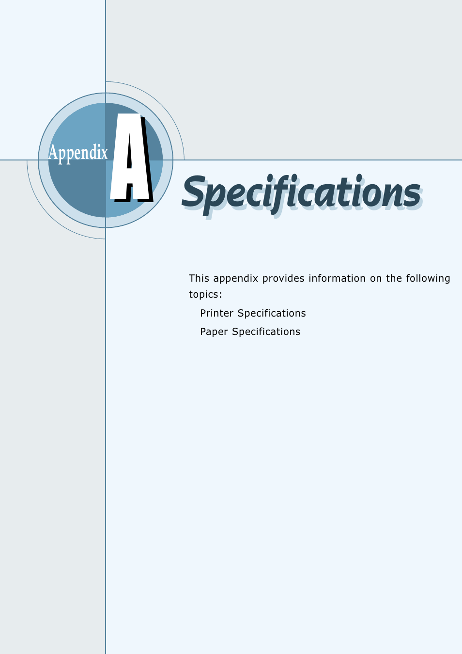 Specifications | Samsung ML 7300N User Manual | Page 115 / 174