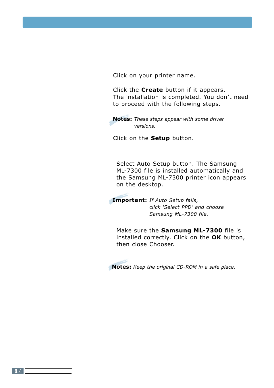 Installing software | Samsung ML 7300N User Manual | Page 125 / 174