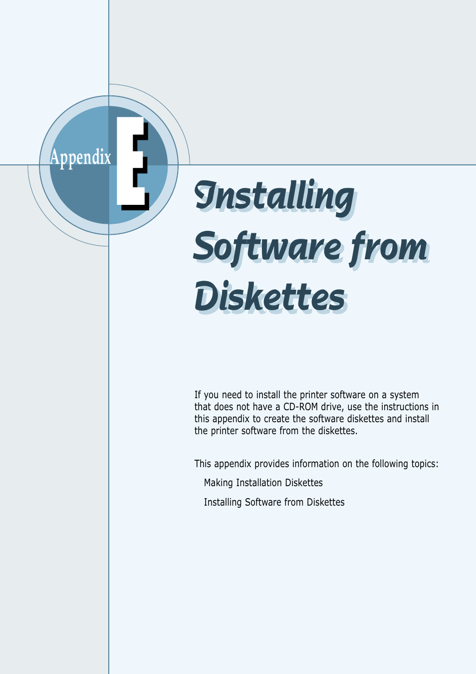 Installing software from diskettes | Samsung ML 7300N User Manual | Page 139 / 174