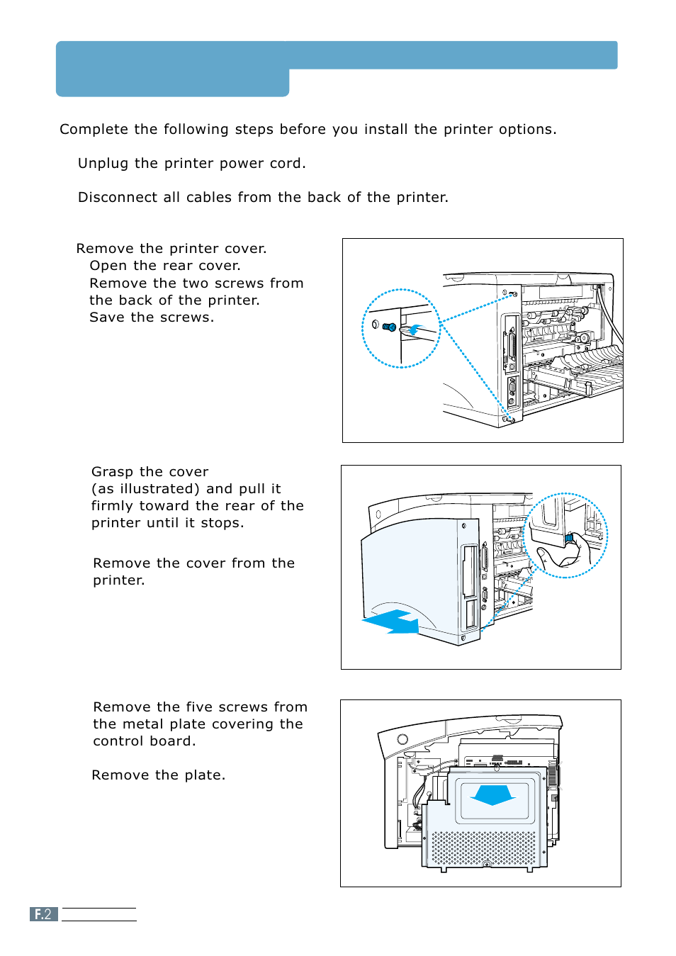 Preparations | Samsung ML 7300N User Manual | Page 145 / 174