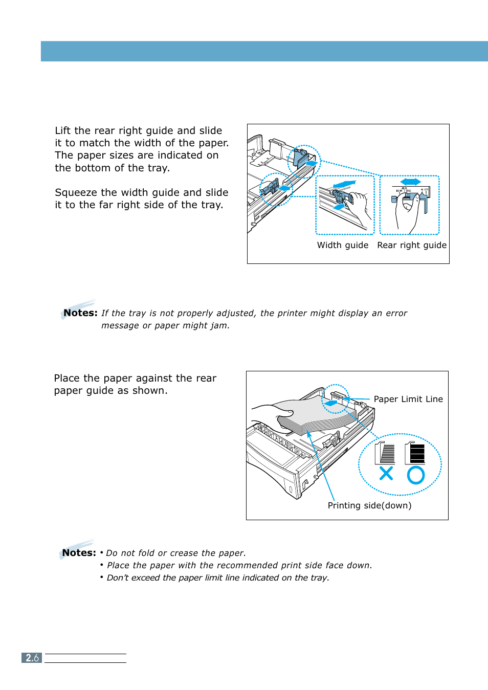 Load paper | Samsung ML 7300N User Manual | Page 23 / 174