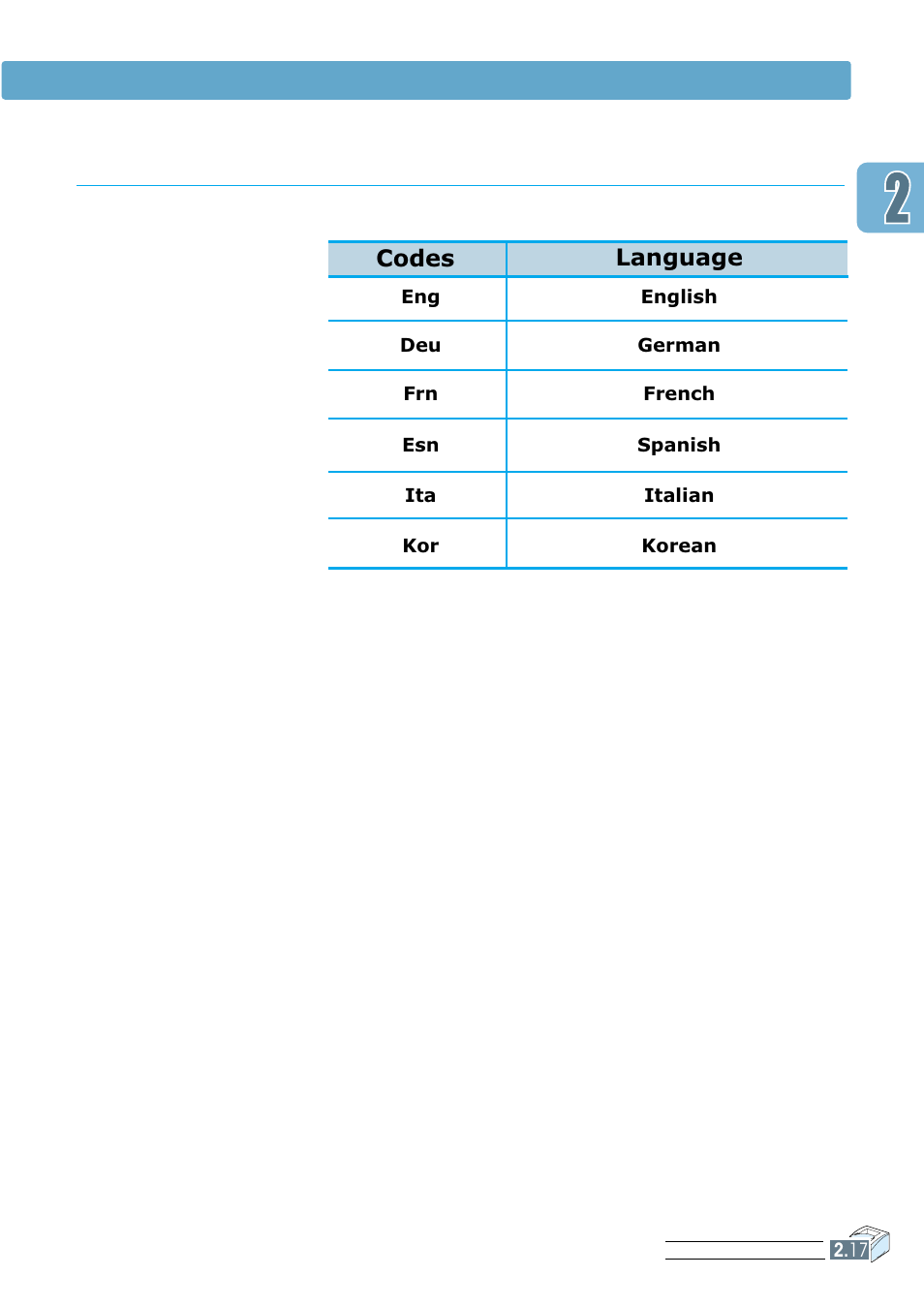 Language codes, Setting up the printer driver, Codes language | Samsung ML 7300N User Manual | Page 34 / 174