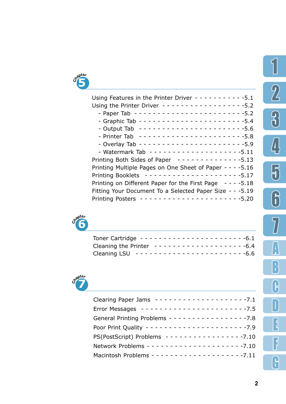 Samsung ML 7300N User Manual | Page 4 / 174