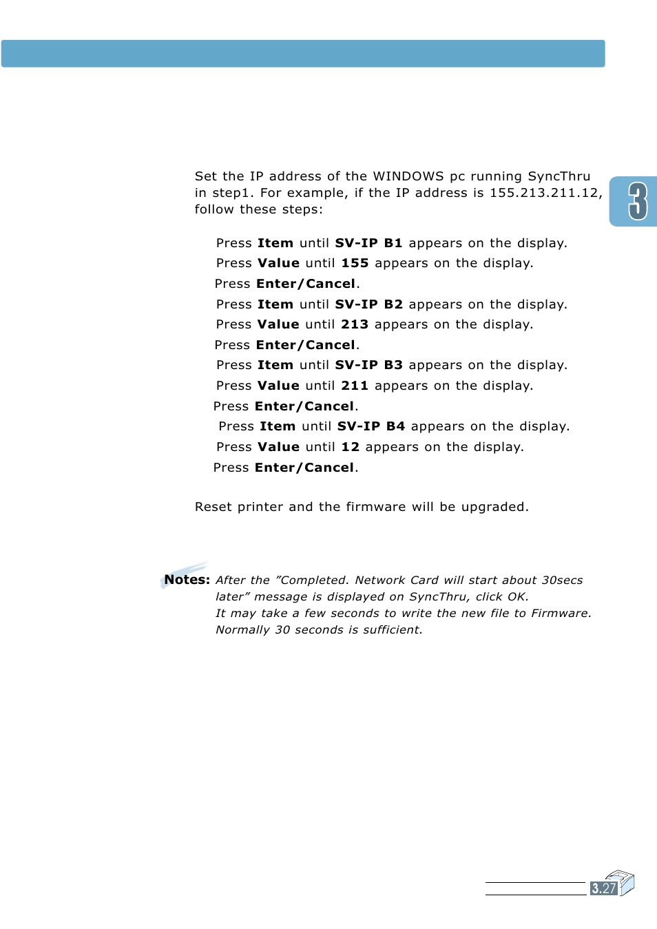 Network menu | Samsung ML 7300N User Manual | Page 62 / 174