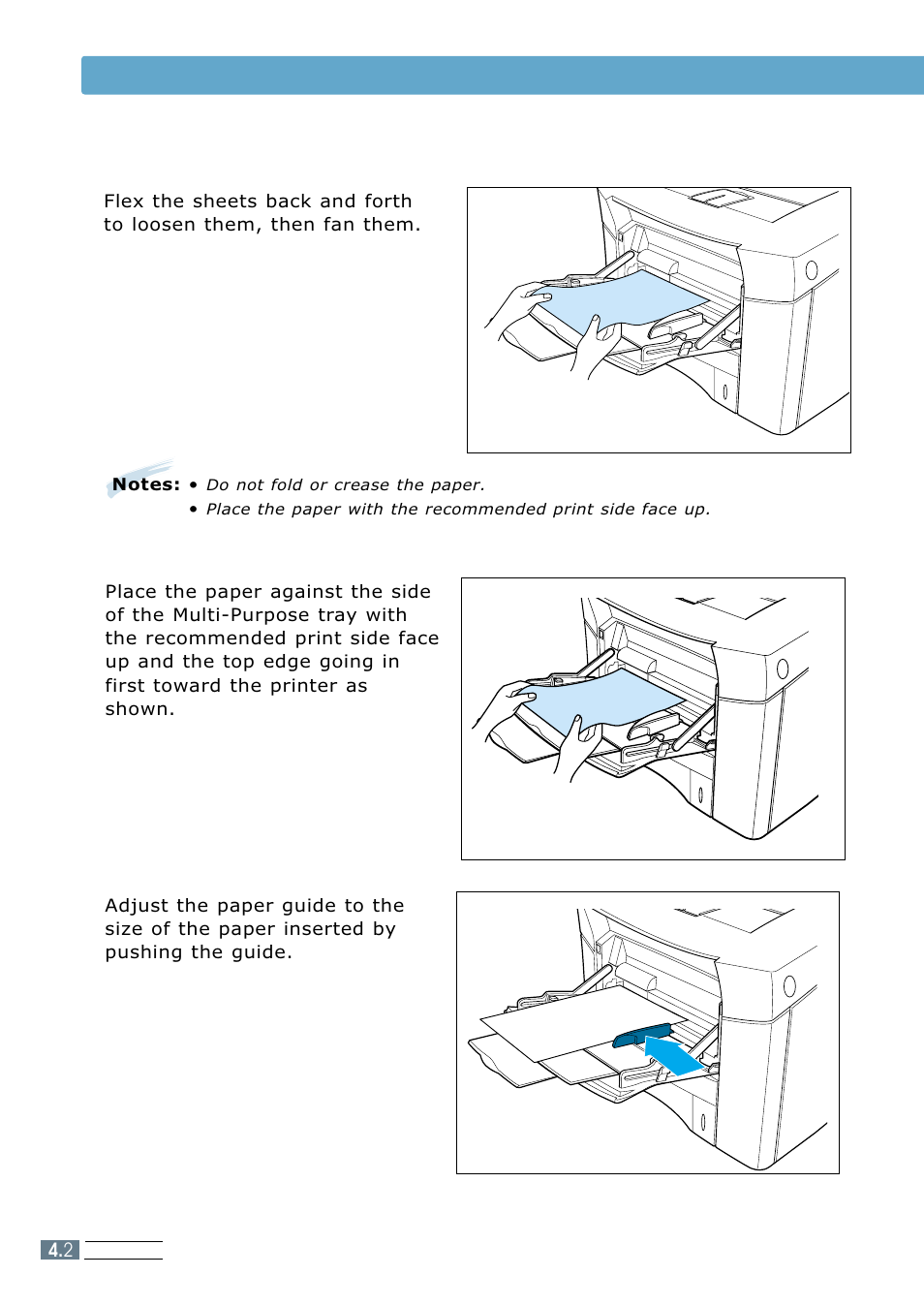 Loading paper | Samsung ML 7300N User Manual | Page 65 / 174