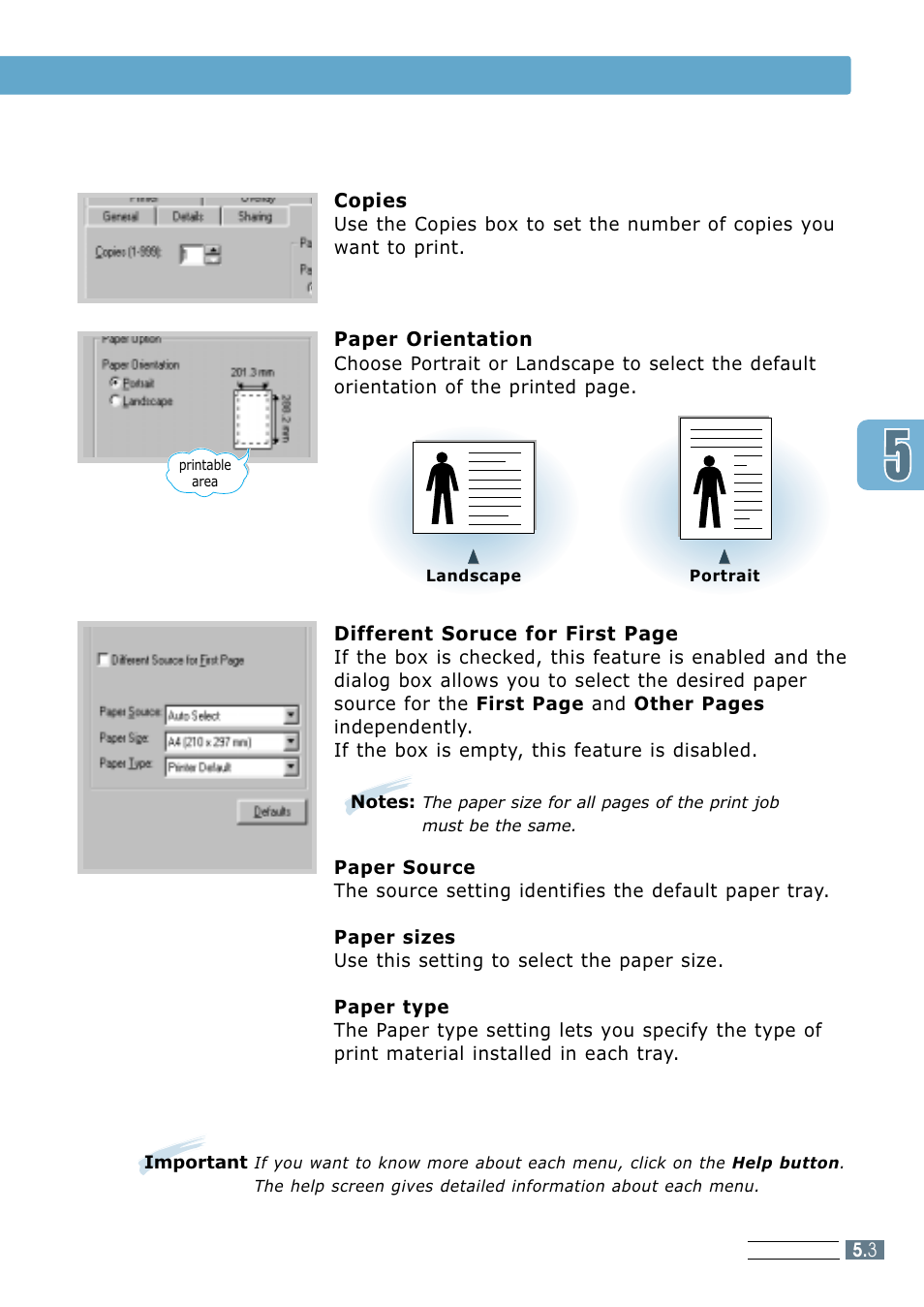 Using the printer driver | Samsung ML 7300N User Manual | Page 76 / 174