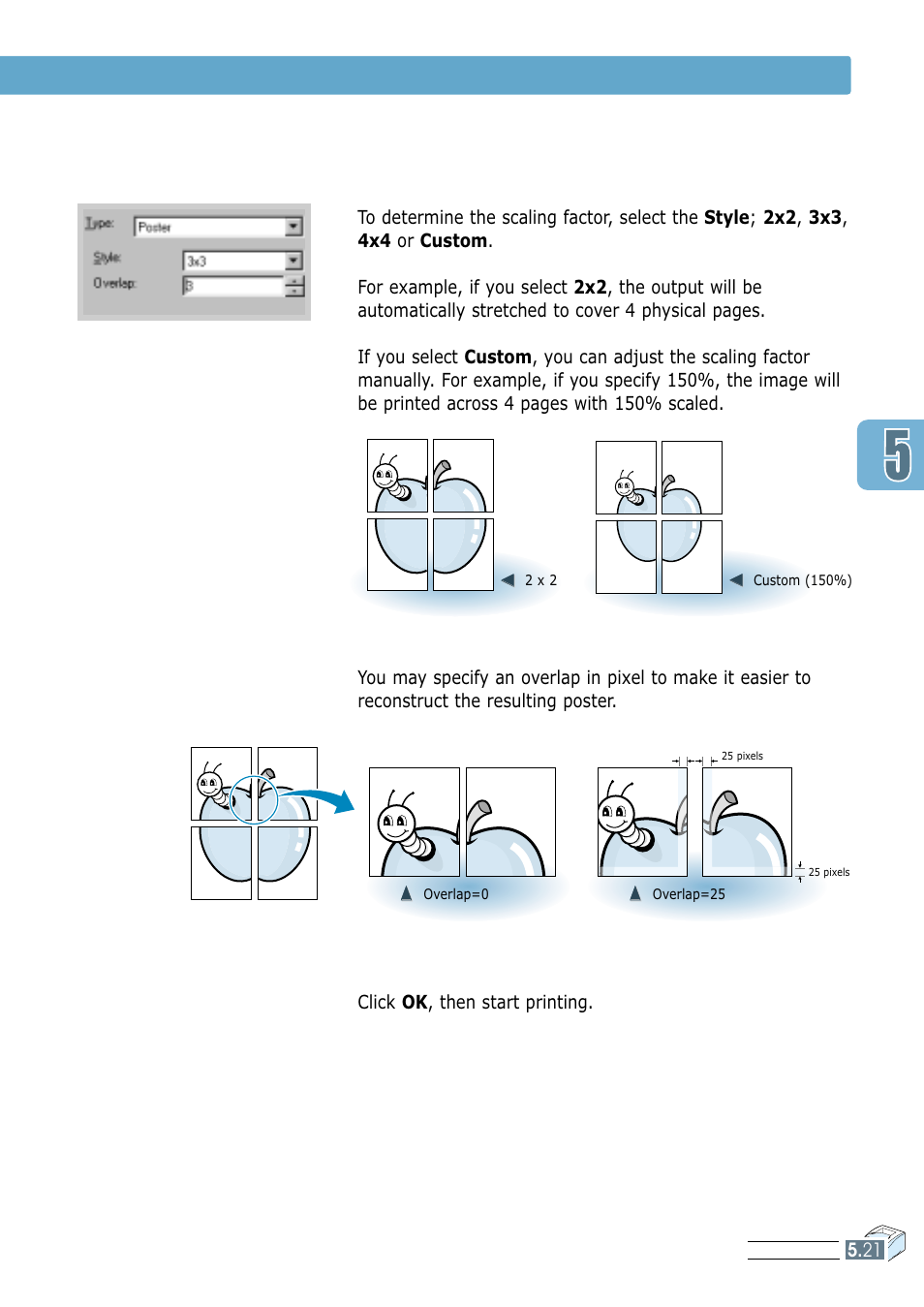 Printing poster | Samsung ML 7300N User Manual | Page 94 / 174