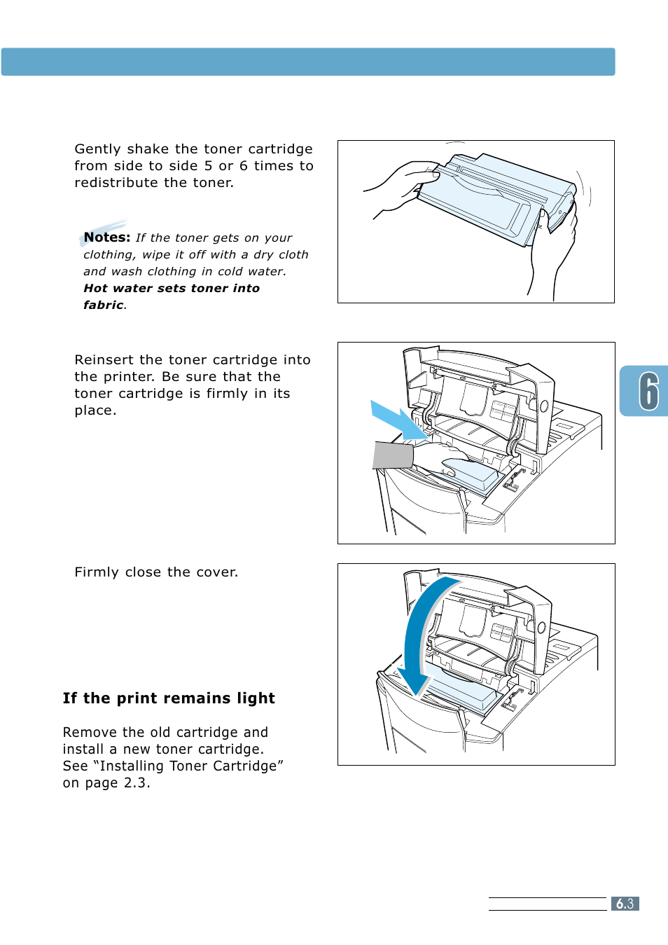 Toner cartridge 3 | Samsung ML 7300N User Manual | Page 98 / 174