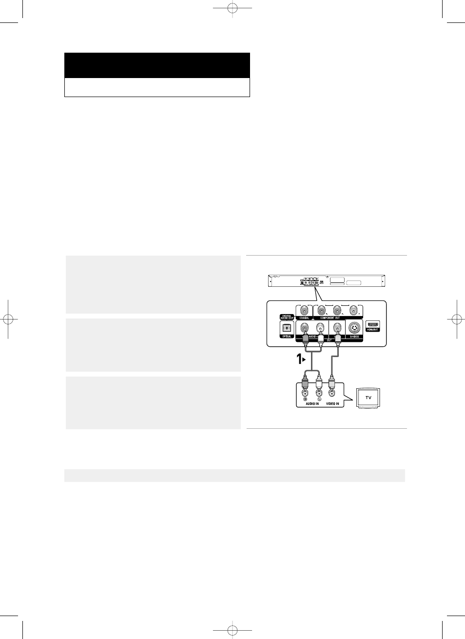 Chapter 2 connection, Choosing a connection | Samsung DVD-HD850 User Manual | Page 12 / 64