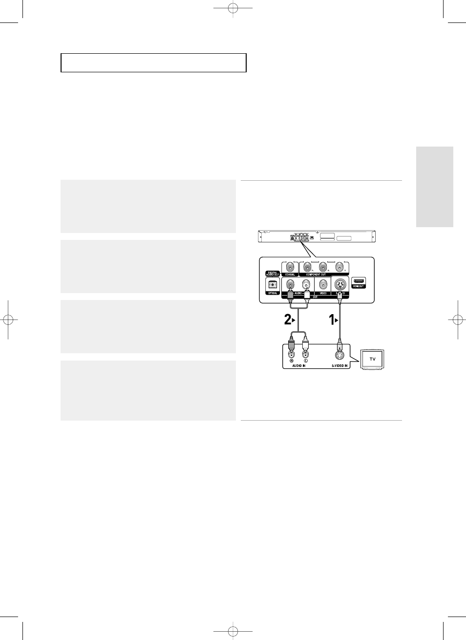 Connections c | Samsung DVD-HD850 User Manual | Page 13 / 64