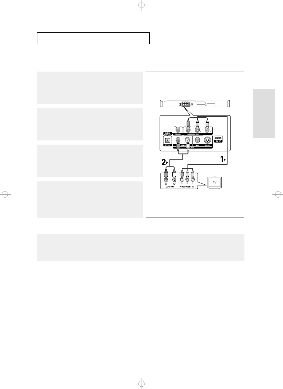 Connections c | Samsung DVD-HD850 User Manual | Page 15 / 64