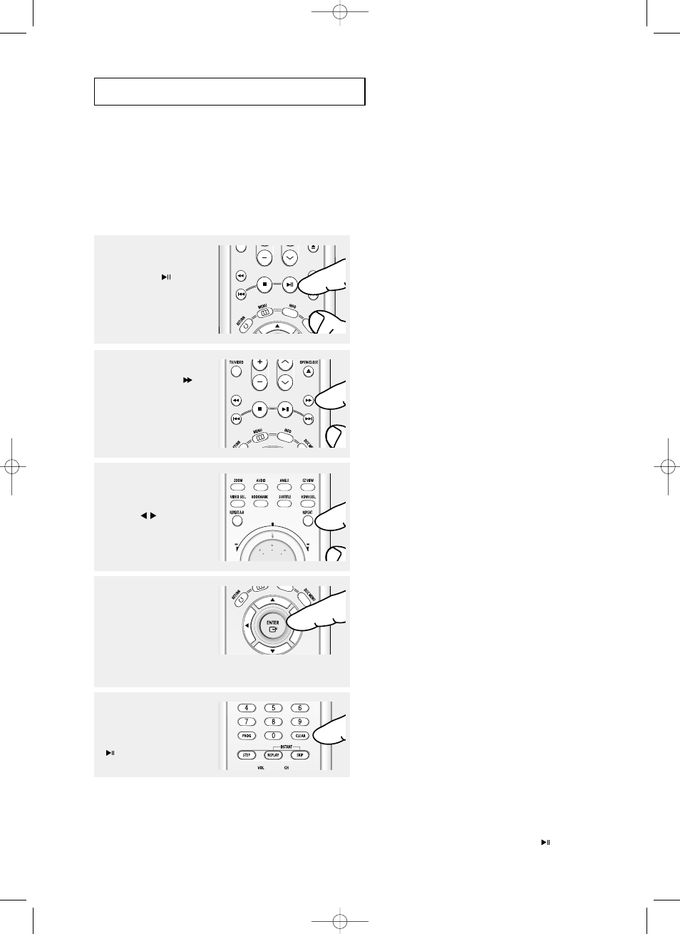 Slow repeat play | Samsung DVD-HD850 User Manual | Page 28 / 64