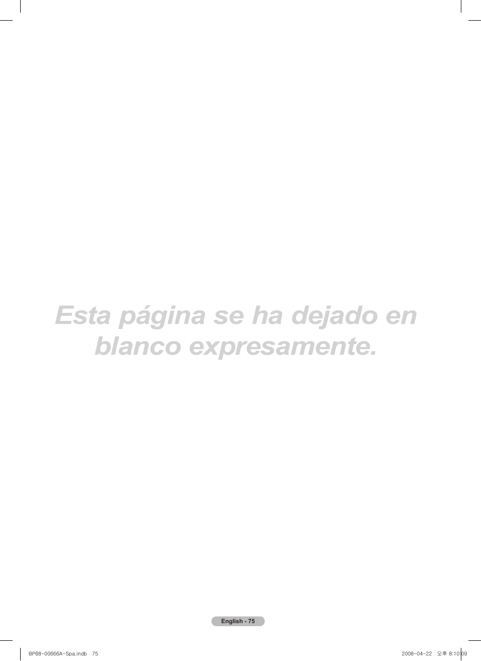 Esta página se ha dejado en blanco expresamente | Samsung series 510 User Manual | Page 157 / 157