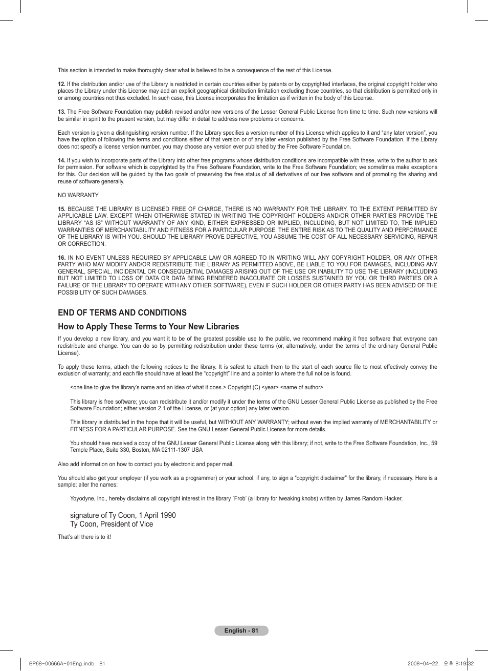 Samsung series 510 User Manual | Page 81 / 157