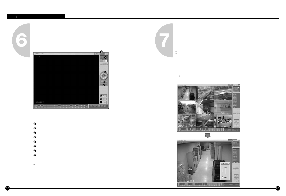 Pan/tilt mode ii - rx receiver(already setup), Live audio data outputting feature | Samsung SPR-7416 User Manual | Page 16 / 72