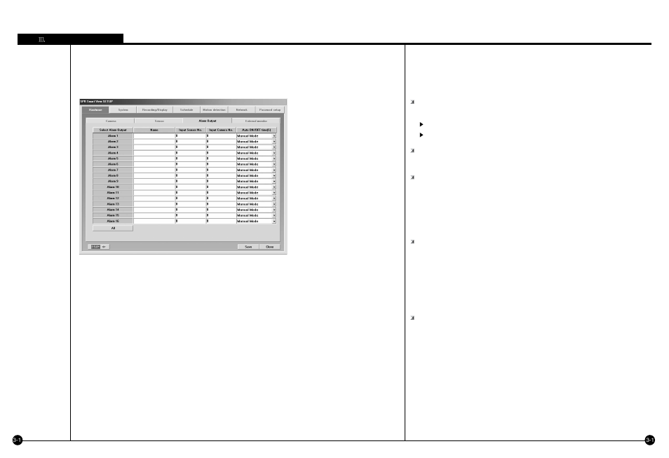 Description, Hardware [alarm] function | Samsung SPR-7416 User Manual | Page 20 / 72