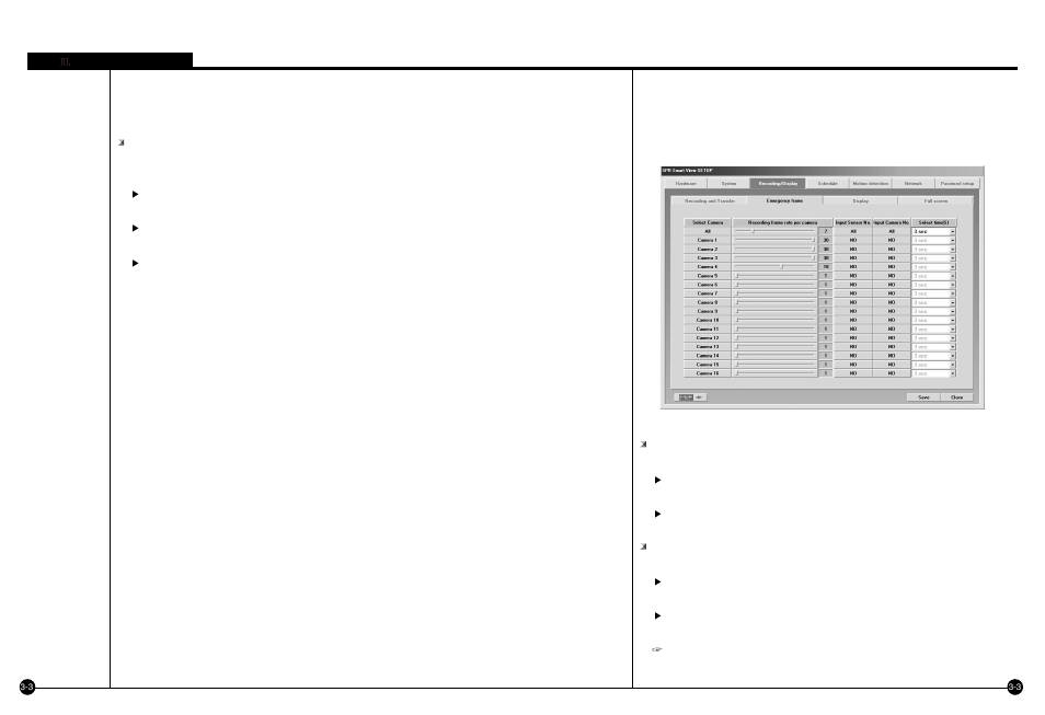 Description, Recording/display [emergency frame | Samsung SPR-7416 User Manual | Page 31 / 72