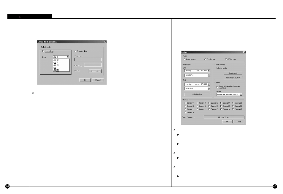 Avi backup | Samsung SPR-7416 User Manual | Page 48 / 72