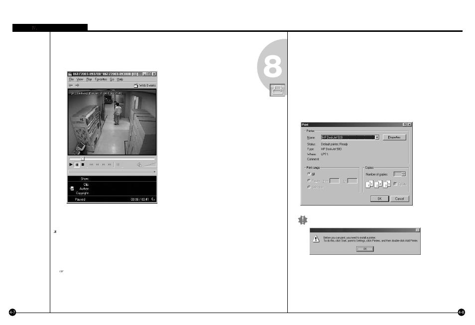 Print search screen | Samsung SPR-7416 User Manual | Page 50 / 72