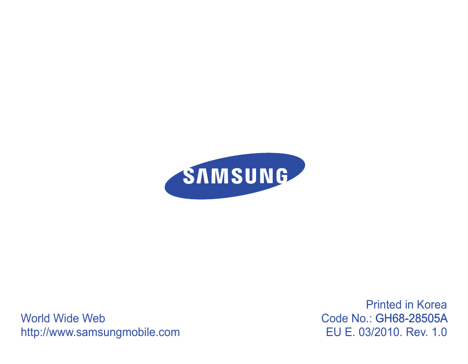 Samsung WEP7 User Manual | 63 pages