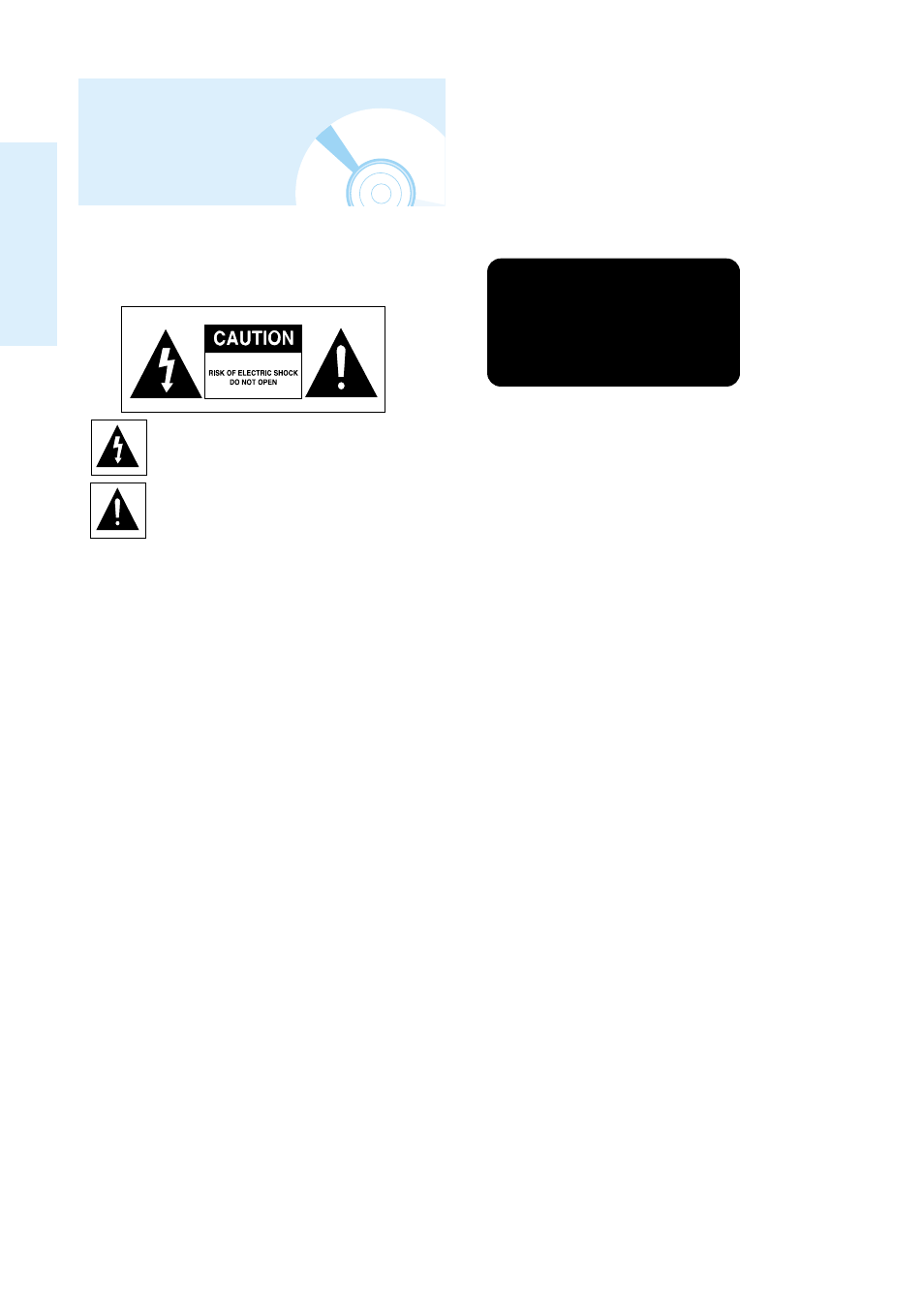 Warning, Getting started, 2 - english | Samsung Blu-ray Disc User Manual | Page 2 / 50