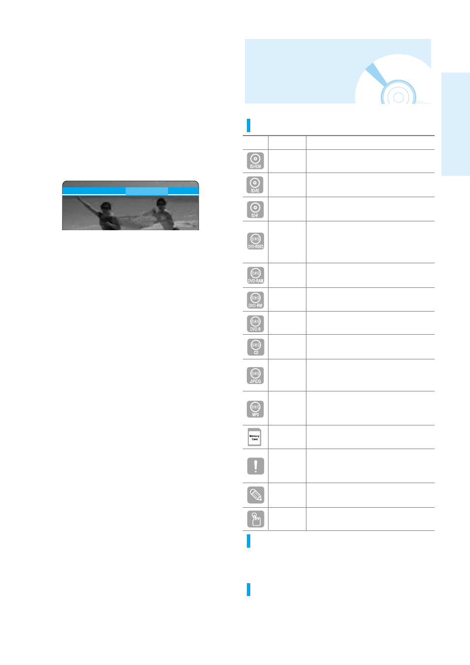 Before reading the user’s manual, Before reading the user ’ s manual, Getting started | English - 5, Icons that will be used in manual, Copyright about the use of this user’s manual | Samsung Blu-ray Disc User Manual | Page 5 / 50