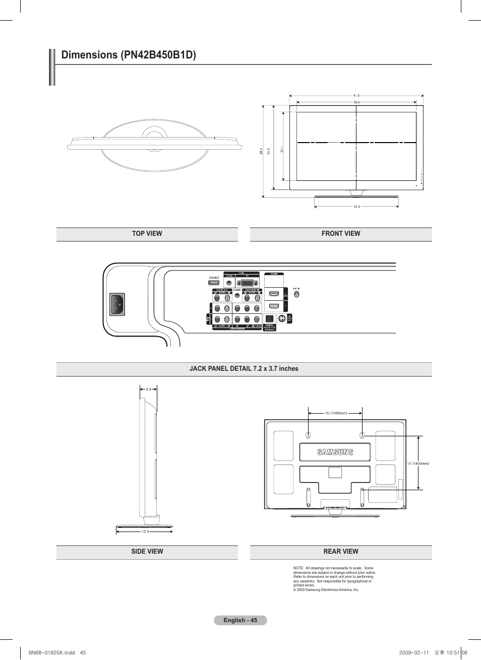 Samsung BN68-01920A-00 User Manual | Page 45 / 91