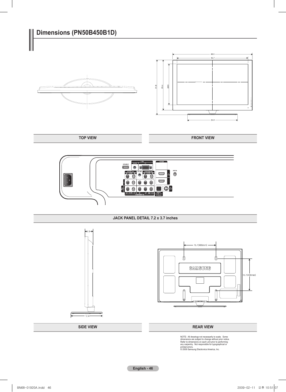 Samsung BN68-01920A-00 User Manual | Page 46 / 91