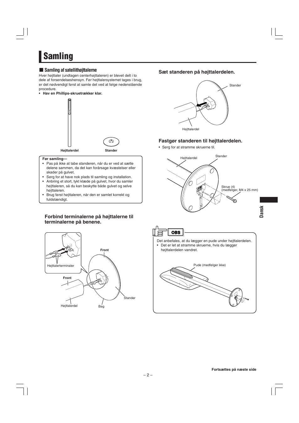 Samling | JVC SP-F303E User Manual | Page 45 / 92