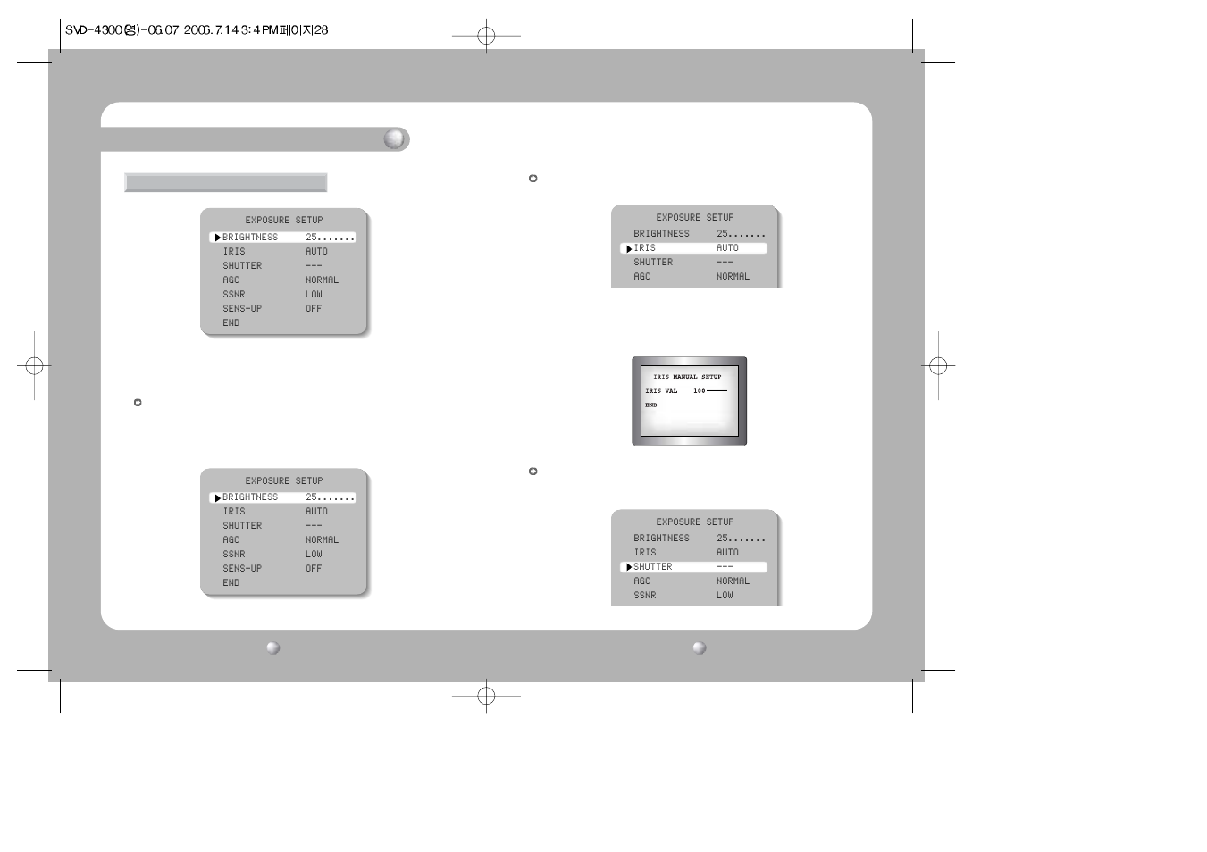 Operating your camera | Samsung SVD-4300 User Manual | Page 15 / 22