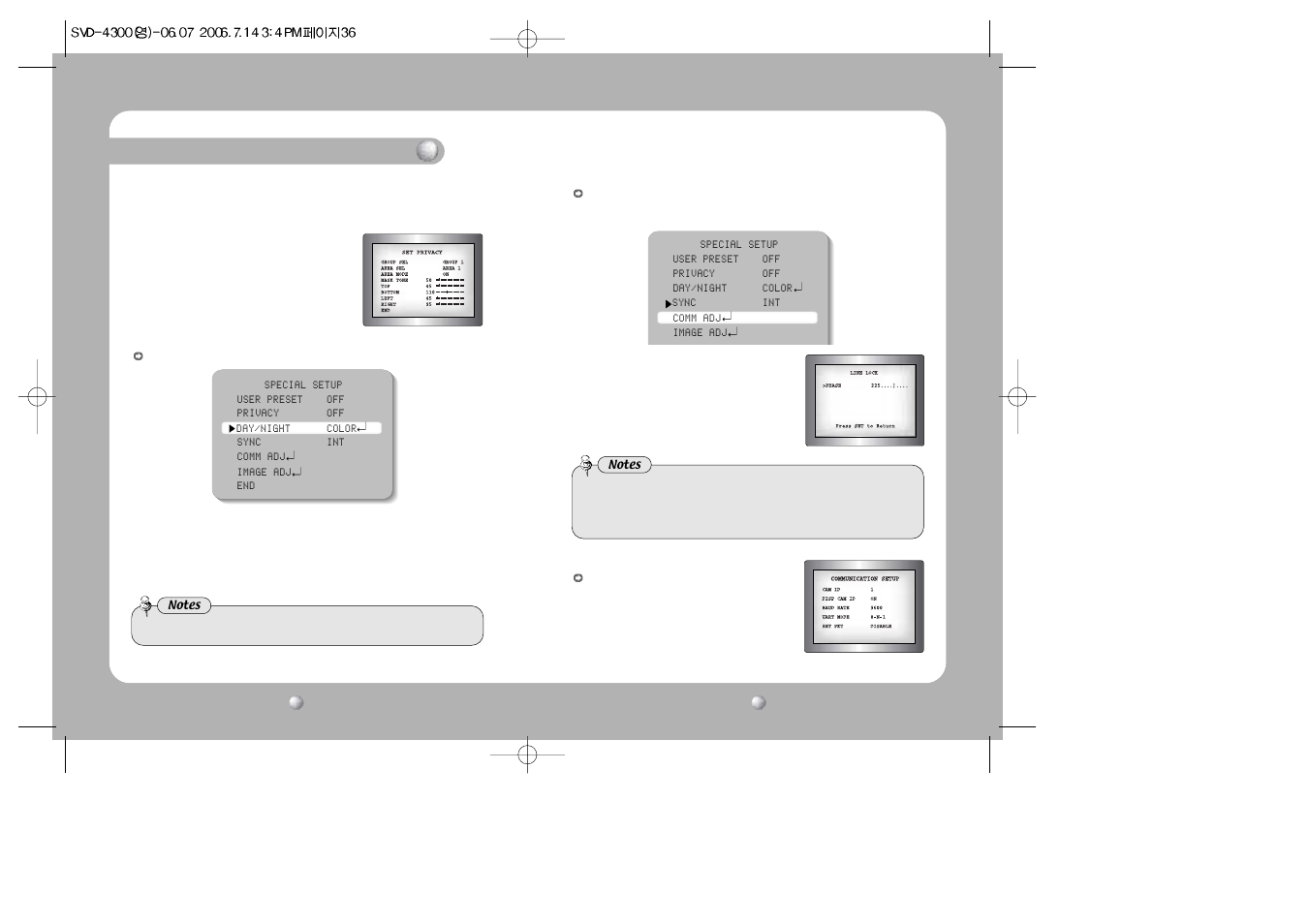 Operating your camera | Samsung SVD-4300 User Manual | Page 19 / 22